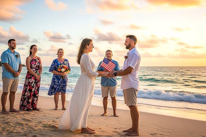 MIAMI Beach-Hochzeit oder Erneuerungszeremonie des Gelübdes