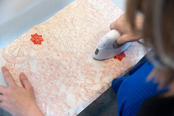 アンティーク着物を持ち帰りインテリアに