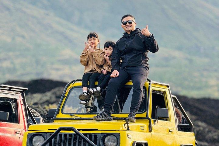 Mount Batur jeep tur og varm kilde