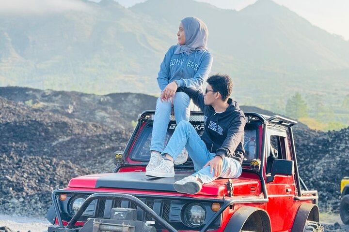 Mount Batur jeep tur og varm kilde