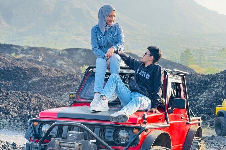 Mount Batur jeep tur og varm kilde
