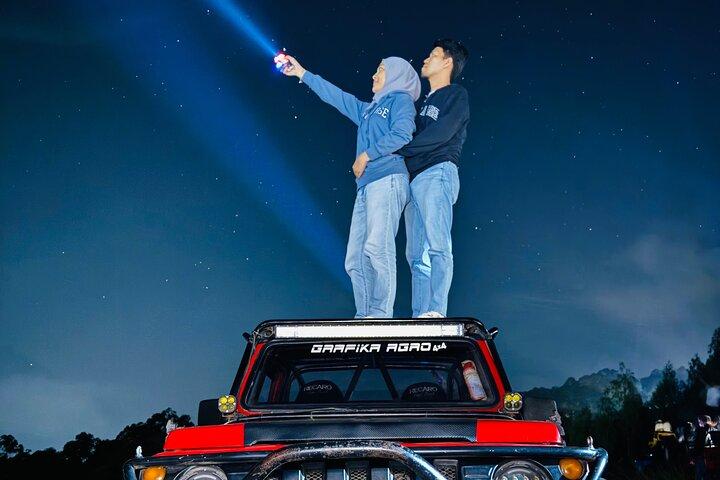 Mount Batur jeep tur og varm kilde