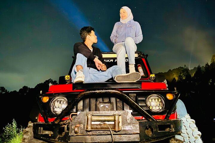 Mount Batur jeep tur og varm kilde
