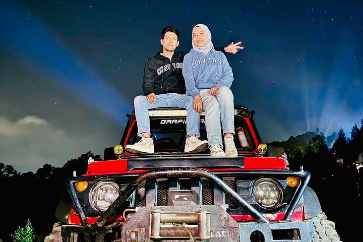 Mount Batur jeep tur og varm kilde