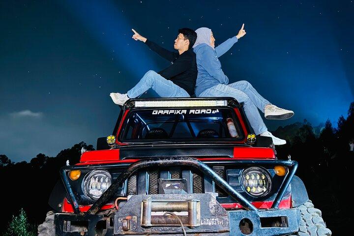 Mount Batur jeep tur og varm kilde