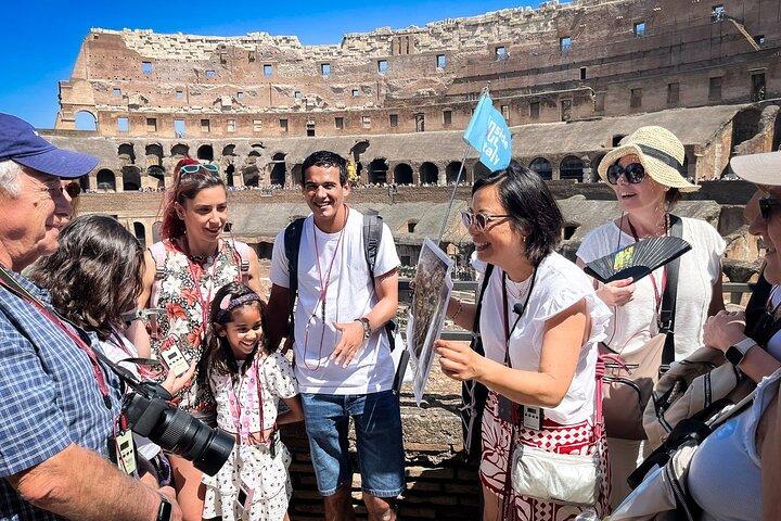 Colosseum, Roman Forum, Palatine Hill Tour with Arena Option