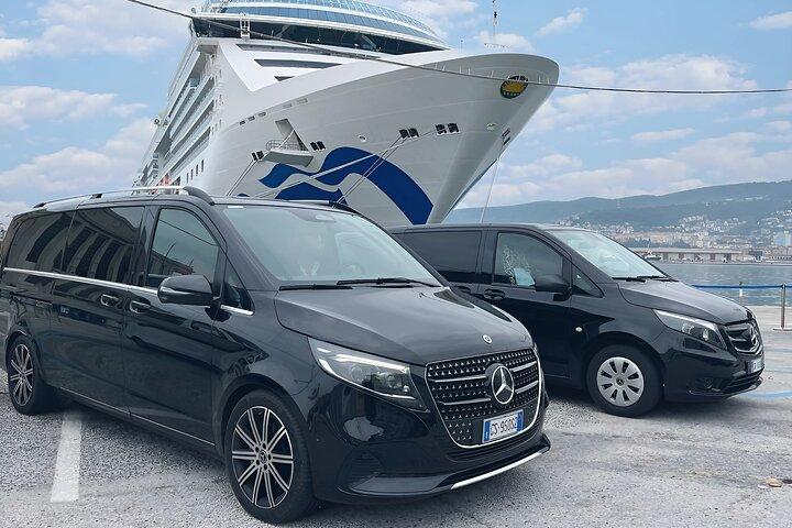 Traslado privado desde el Aeropuerto de Venecia a Todas las Terminales de Cruceros Puerto
