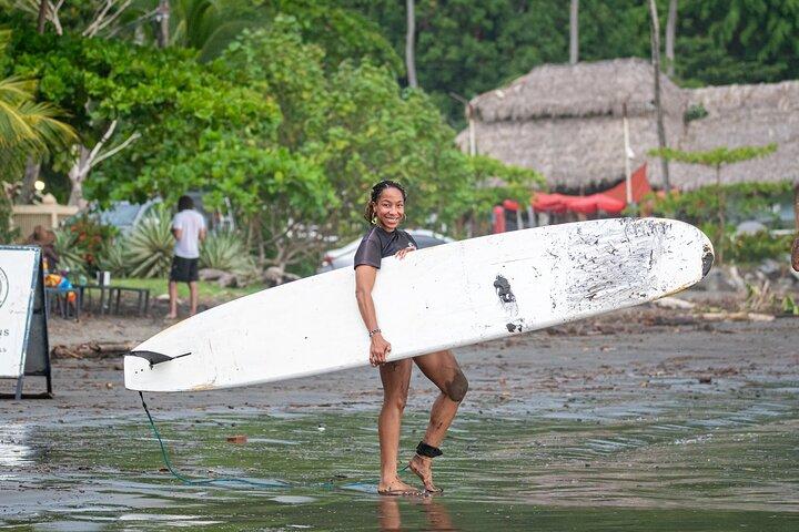 Surf Lesson + Beach day in Jaco Beach!