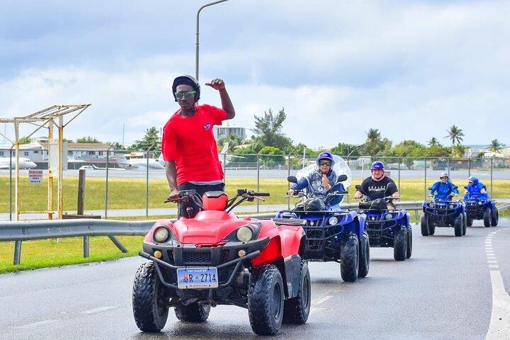 Guidad ATV / QUAD Tour of Sint Maarten / St Martin