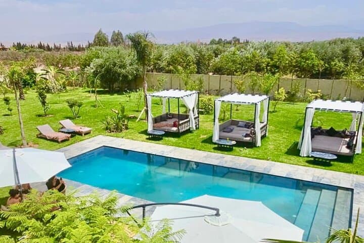 Marrakech Villa Day Pass: Pool, Moroccan Lunch & Hotel Pickup
