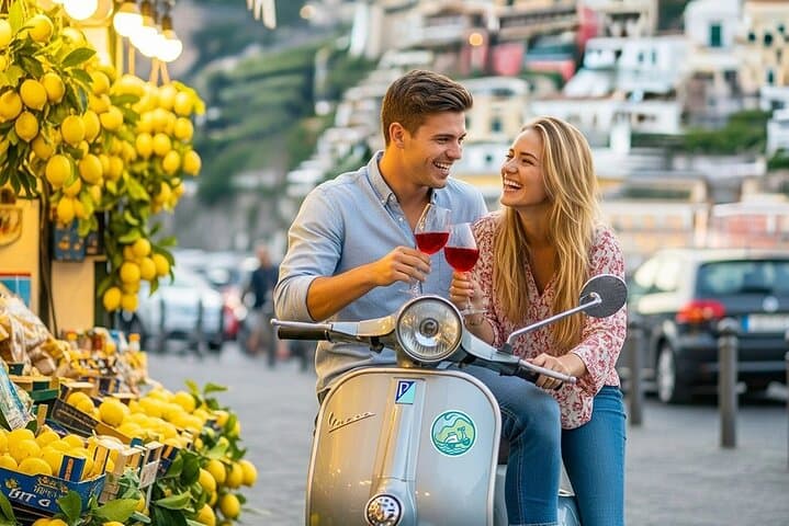 Private Tour: Amalfi Coast by Vintage Vespa from Naples