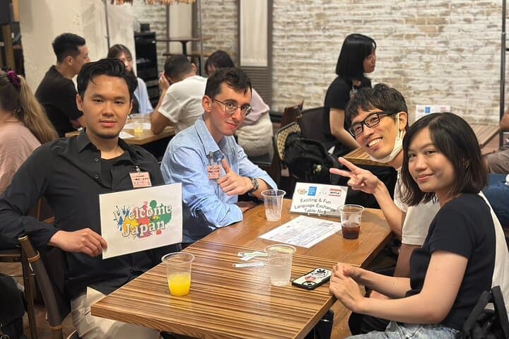 Meet Osaka locals and Japanese speaking experience at Cafe Umeda