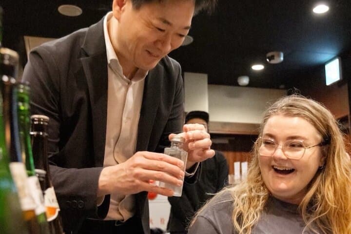 Tasting All Types of Sake with Sommelier