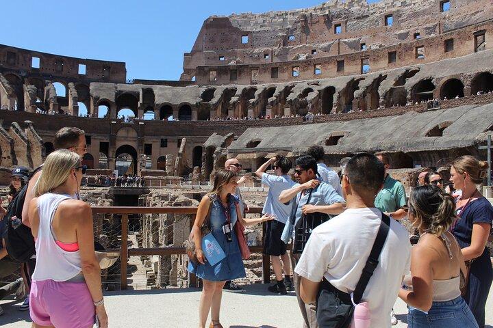 Colisée, Forum Romain, Visite de la Colline Palatine avec option Arène
