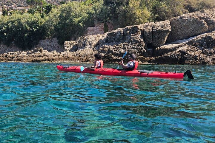 Athens: Kayak and Snorkeling at Caves and Hidden Beaches