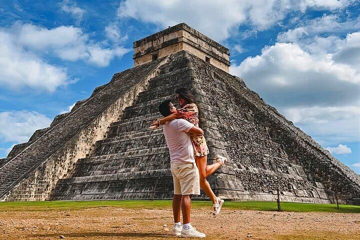Chichen Itza, Suytun et Ikkil cénotes dans One Day Tour!