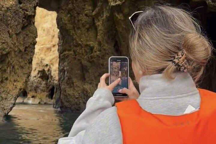 Lagos: Gyllene klipporna och Secret Grottos Boat Tour