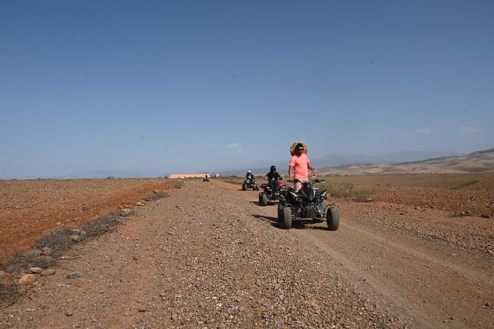 Agafay Desert Sunset Quad Ride, Dinner & Fire Show from Marrakech