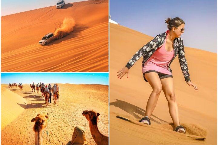 Meio Dia Deserto Safari com Sand Boarding e Camel Ride