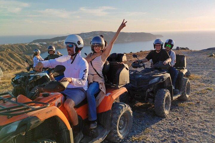 Santorini ATV Quad off-road tur: Perfekt for krydstogt passagerer