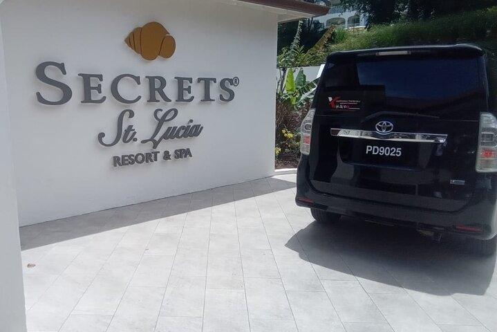 Round-Trip Airport Transfer to Secrets St. Lucia Resort & Spa