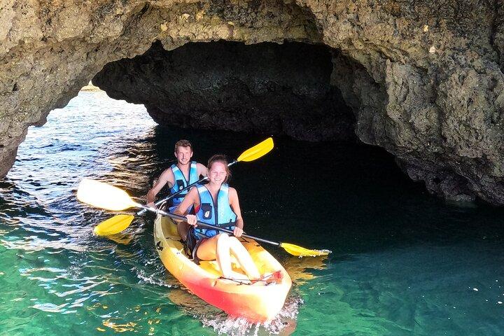 Albufeira Kayak Cave Tour – Hidden Beaches & Cliffs