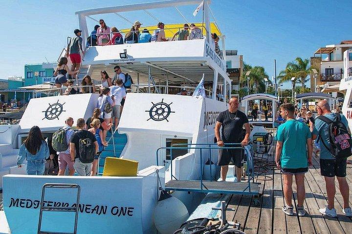 Blue Lagoon Boat Adventure with Bus Transfer from Paphos