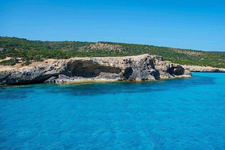 Blue Lagoon Boat Adventure with Bus Transfer from Paphos
