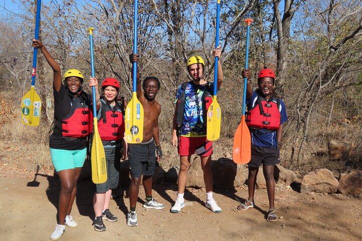 Halbtages-Sambezi River Wildwasser-Rafting
