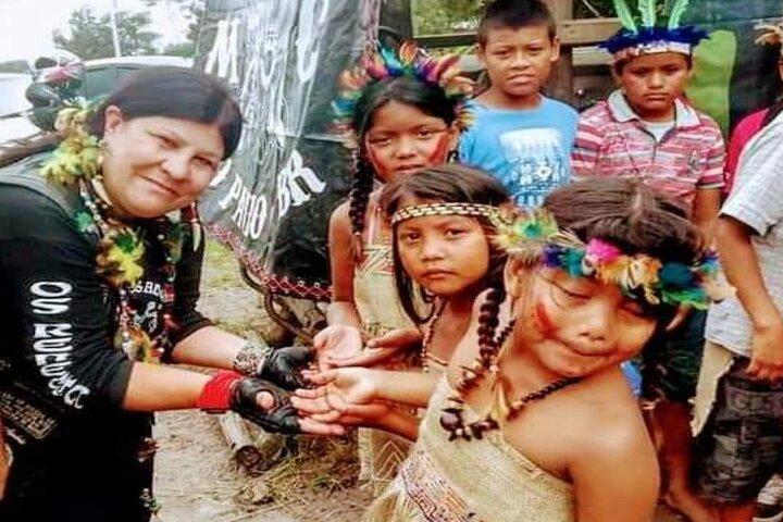 Seværdigheder i Santos Shore: Fuld dag Rain Forest indiske reservation