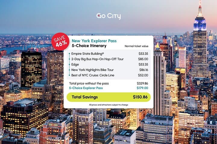 Go City: New York Explorer Pass: 100+ Things to Do Including Edge