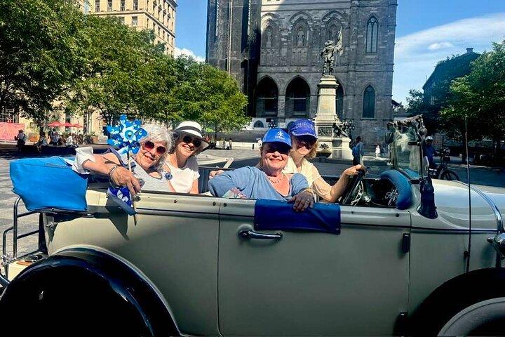 Vintage 1930 cabriolet! Old Montreal Tour-Private Guide - 70 min