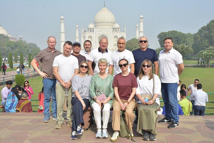 Da Jaipur : Tour del Taj Mahal e Agra con trasferimento a Delhi in auto