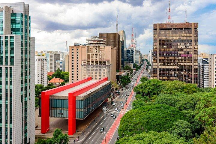 Kustexcursie Santos: stadstour van een hele dag door Sao Paulo, sightseeing en luchthaven