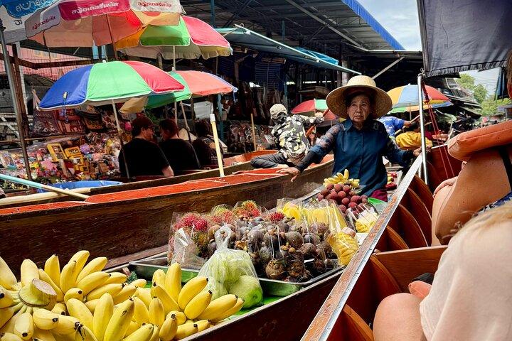 Bangkok: Mercado Flutuante Privado e Mercado de Comboios