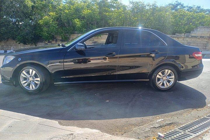 Private Malta Airport Transfer Mercedes E Class