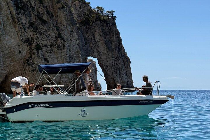 Zakynthos : プライベートクルーズ - ケリ洞窟、ミジトレス、マラトンシ