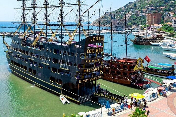 Last King Alanya Pirate Boat Trip - Bevande gratuite, alcolici inclusi
