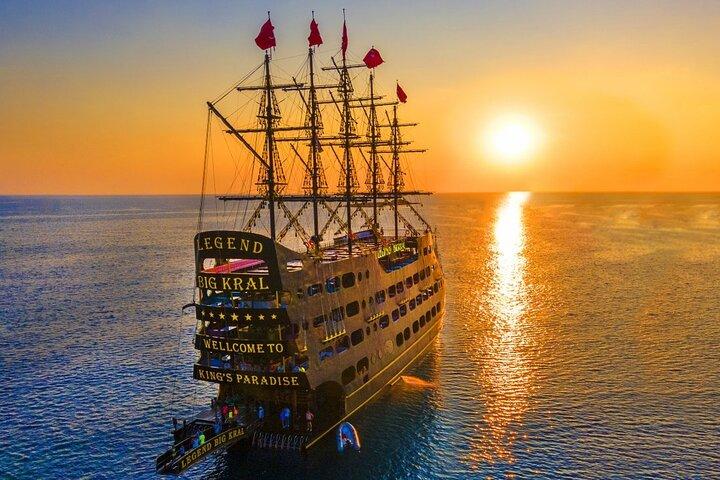 Last King Alanya Pirate Boat Trip - Bevande gratuite, alcolici inclusi