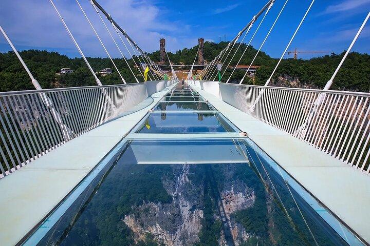 1 dag Zhangjiajie Grand Canyon Glass Bridge og lynlås