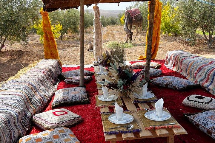 De Marrakech Marrakech Marruecos Desayuno y paseo en camello en el desierto de Agafay