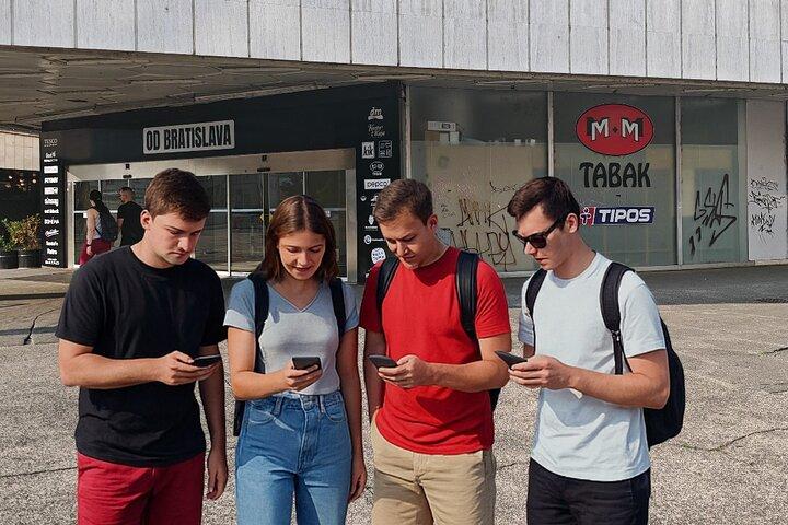 Utomhusflyktspel: Stoppa viruset i Bratislava