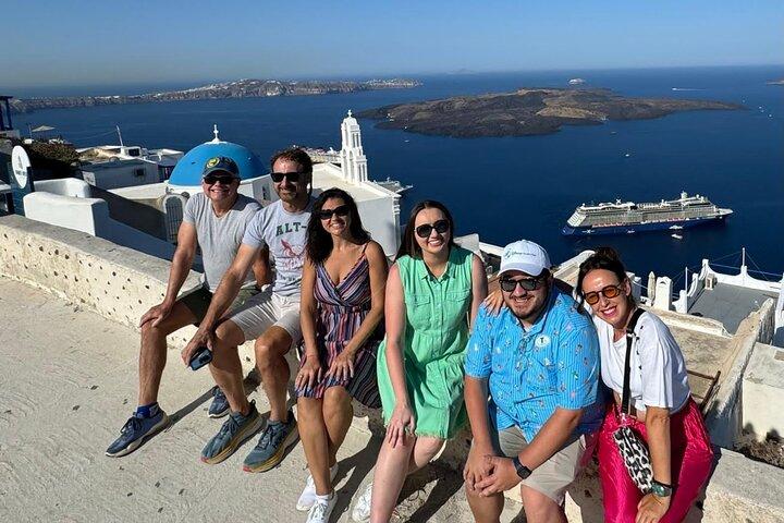 3 timers Santorini højdepunkter og Oia tur for krydstogt passagerer