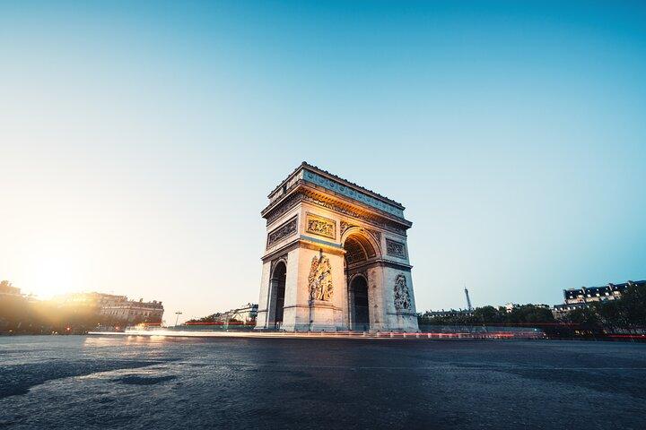 Arc de Triomphe en Champs Élysées-wandeltocht