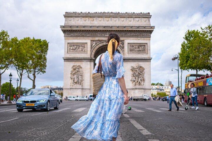 Arc de Triomphe en Champs Élysées-wandeltocht