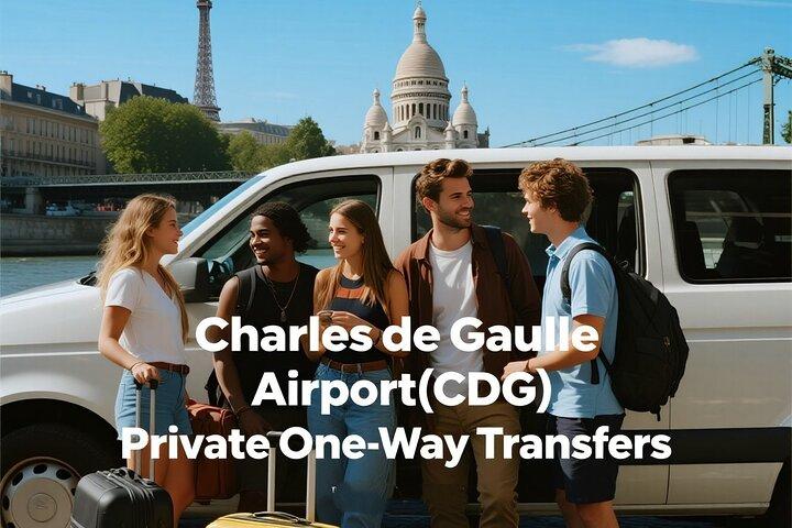 Paris: Charles de Gaulle Airport(CDG) Private One-Way Transfers