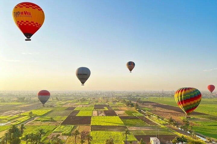 Luxor Hot Air Balloon Ride with Sunrise Views and Transfers