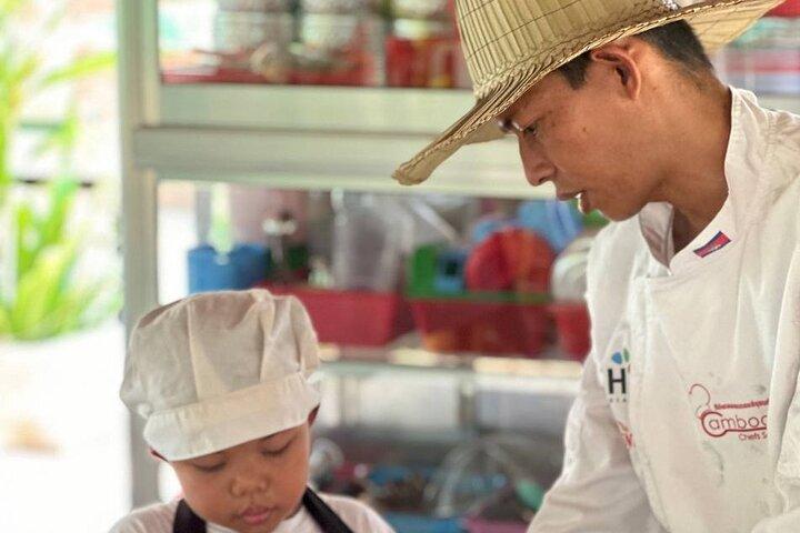 Battambang : Cours de cuisine et tournée des marchés