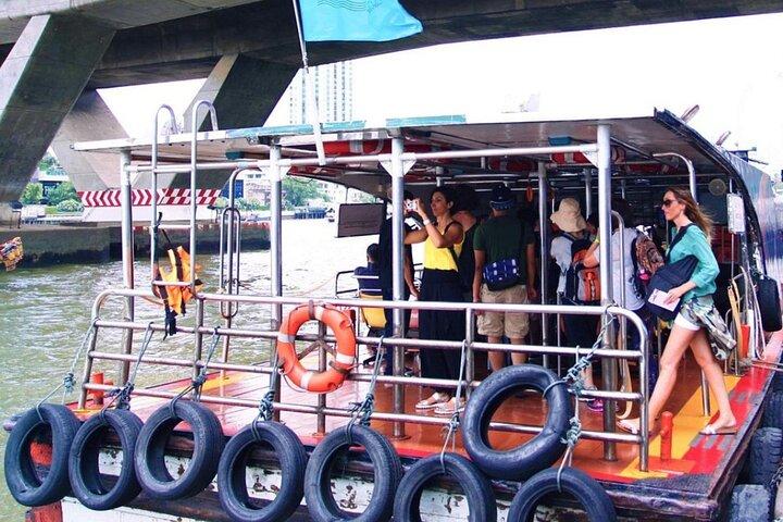 Chao Phraya Barco turístico turístico de Bangkok
