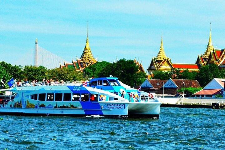 Chao Phraya Barco turístico turístico de Bangkok